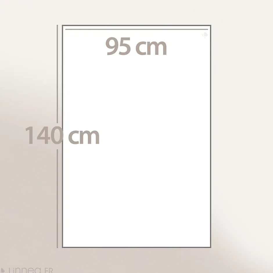 Linnea Drap de bain coton 550g/m2 95x140 cm NAÏA orange Argile