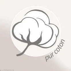 Linnea Drap de bain coton 550g/m2 95x140 cm collection NAÏA bleu Orage
