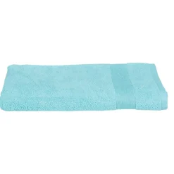 Atmosphera Créateur D'Intérieur Drap de bain Essentiel - coton 450 gr/m² - bleu aqua 100x150 cm - Atmosphera