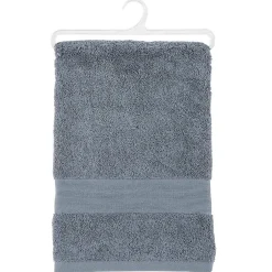 Atmosphera Créateur D'Intérieur Drap de bain Essentiel - coton 450 gr/m² - gris anthracite 100x150 cm - Atmosphera* Serviette De Toilette