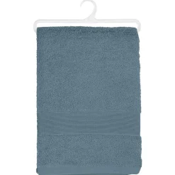 Atmosphera Créateur D'Intérieur Drap de bain Essentiel - coton 450 gr/m² - gris orage 100x150 cm - Atmosphera