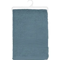 Atmosphera Créateur D'Intérieur Drap de bain Essentiel - coton 450 gr/m² - gris orage 100x150 cm - Atmosphera