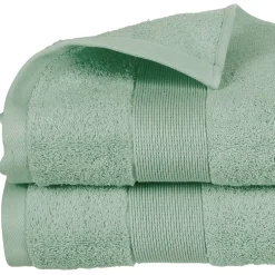 Atmosphera Créateur D'Intérieur Drap de bain Essentiel - coton 450 gr/m² - vert céladon 100x150 cm - Atmosphera
