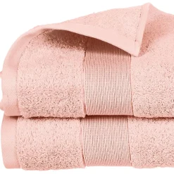 Atmosphera Créateur D'Intérieur Drap de bain Essentiel - coton 450 gr/m² - rose 100x150 cm - Atmosphera