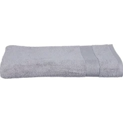 Atmosphera Créateur D'Intérieur Drap de bain Essentiel - coton 450 gr/m² - gris taupe 100x150 cm - Atmosphera* Serviette De Toilette