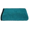 Atmosphera Créateur D'Intérieur Drap de bain Joia - coton 550 gr/m² - bleu canard 100x150 cm - Atmosphera* Serviette De Toilette