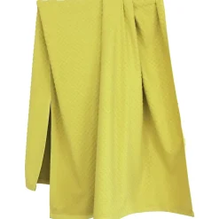 Linnea Drap de bain éponge coton 100x170 cm coton DAMA vert chartreuse