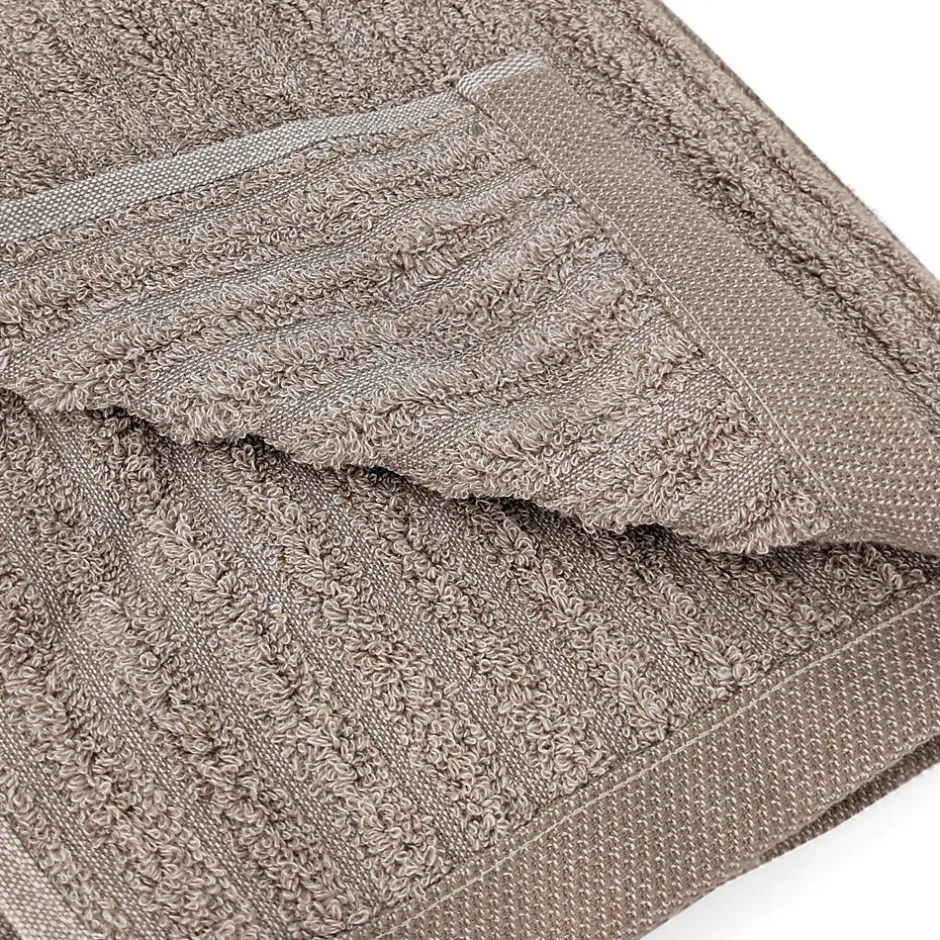 Linnea Drap de bain uni coton 100x150 cm SPECTRE marron