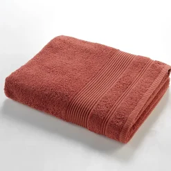 Douceur D'Intérieur Drap de Bain 90x150 cm 100% Coton Terracotta* Serviette De Bain