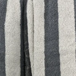 Linnea Drap de bain 85x200 cm collection SAUNA EFFICIENCE majuscule gris* Serviette De Bain