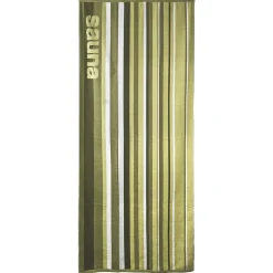 Linnea Drap de bain 85x200 cm collection SAUNA EFFICIENCE minuscule vert* Serviette De Bain