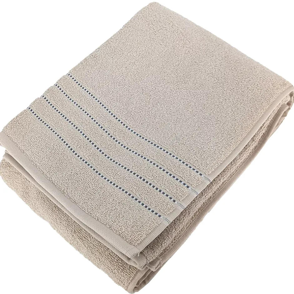 Linnea Drap de bain 100x150 cm coton 500 g/m² CHARM Ivoire
