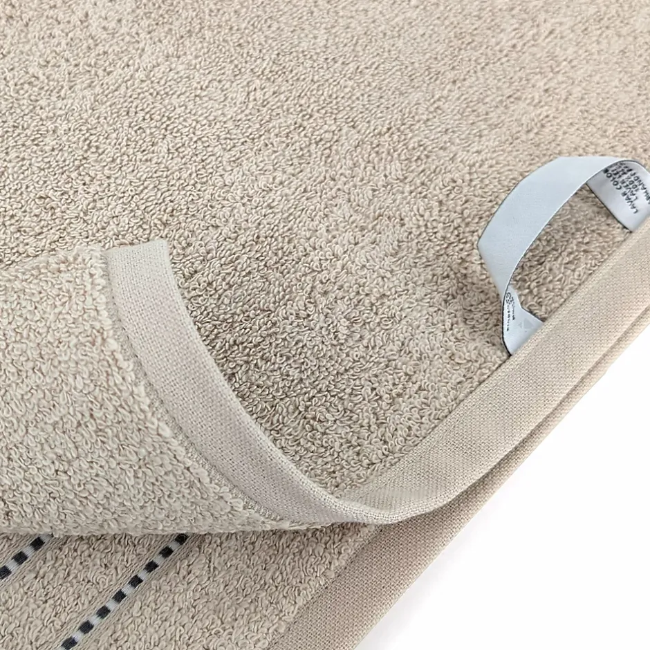Linnea Drap de bain 100x150 cm coton 500 g/m² CHARM Ivoire