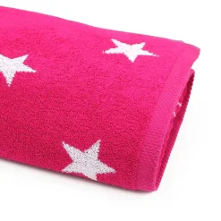 Linnea Drap de bain 85x200 cm coton 480g/m2 STARS Rose* Serviette De Bain