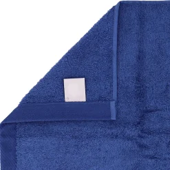 Linnea Drap de bain 100x150 cm coton peigné ALBA bleu marine