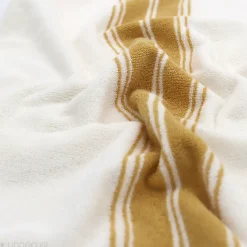 Linnea Drap de bain 100x150 cm coton RIBBON II jaune