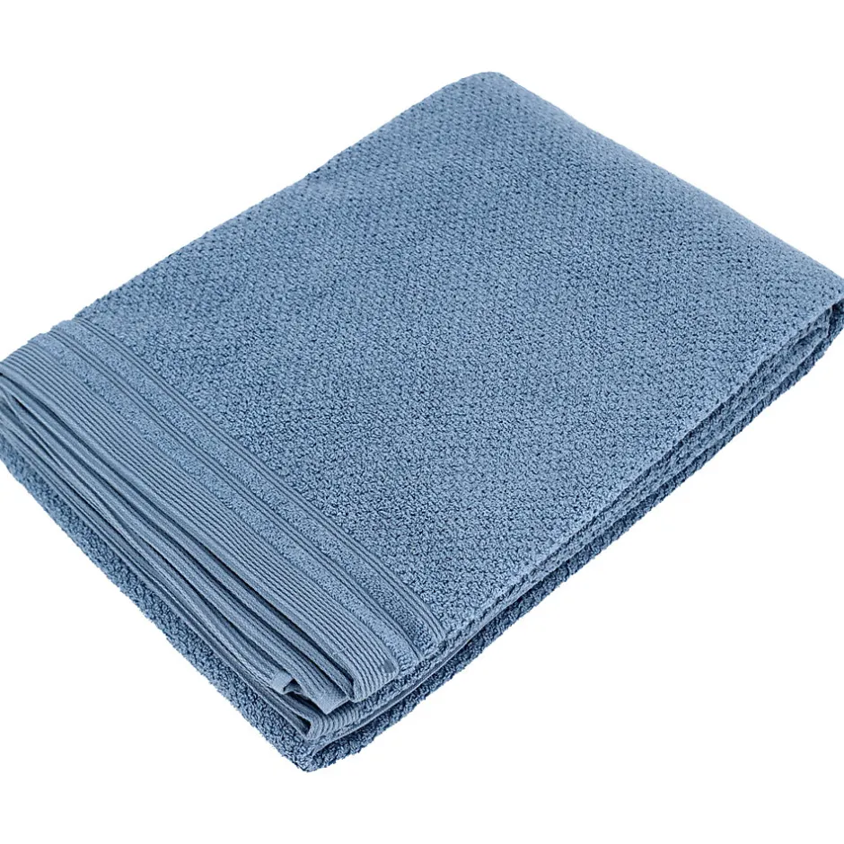 Linnea Drap de bain 100x150 cm DUNE bleu mer