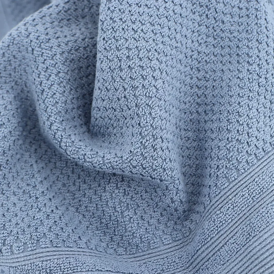 Linnea Drap de bain 100x150 cm DUNE bleu mer