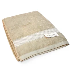 Linnea Drap de bain 90x200 cm FICUS Vert 500g/m2 pur coton biologique