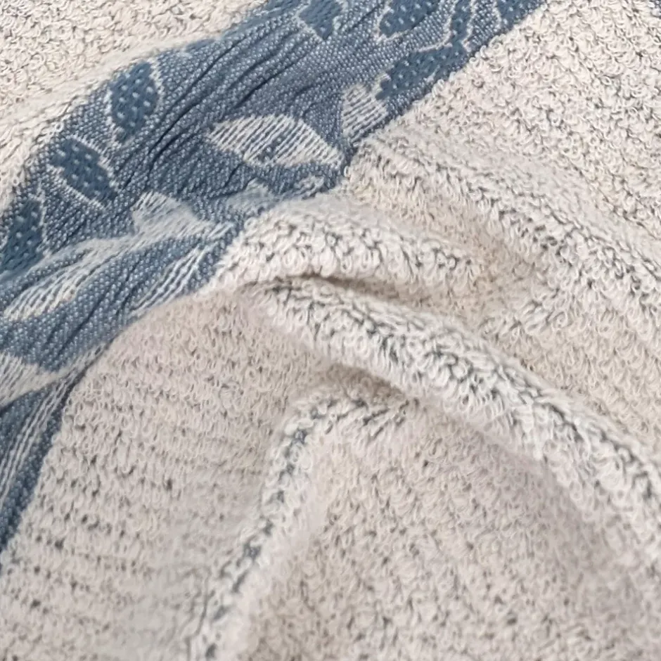 Linnea Drap de bain 100x150 cm FOLIUM en coton 520 g/m² bleu Cérulé* Serviette De Bain
