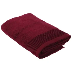Linnea Drap de bain 100x150 cm JULIET Rouge bordeaux 520g/m2