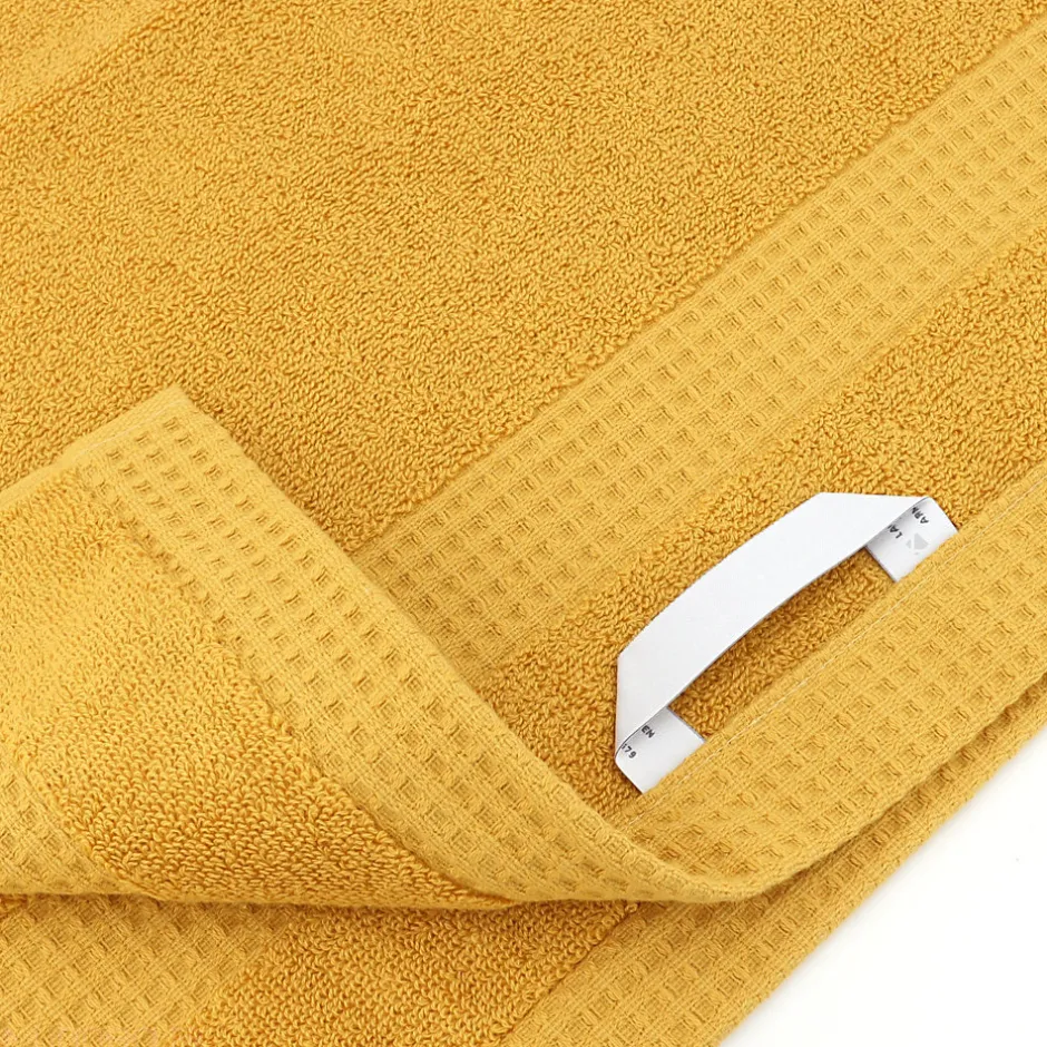 Linnea Drap de bain 100x150 cm NATURAL curry* Serviette De Bain