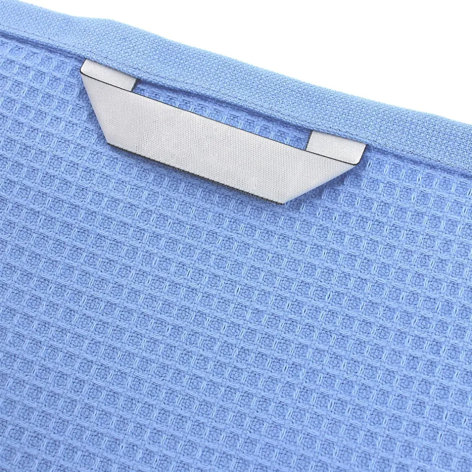 Linnea Drap de bain 90x160 cm nid d'abeille PURE WAFFLE 300 g/m² bleu mer