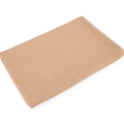 Linnea Drap de bain 90x160 cm nid d'abeille PURE WAFFLE 300 g/m² beige* Serviette De Bain
