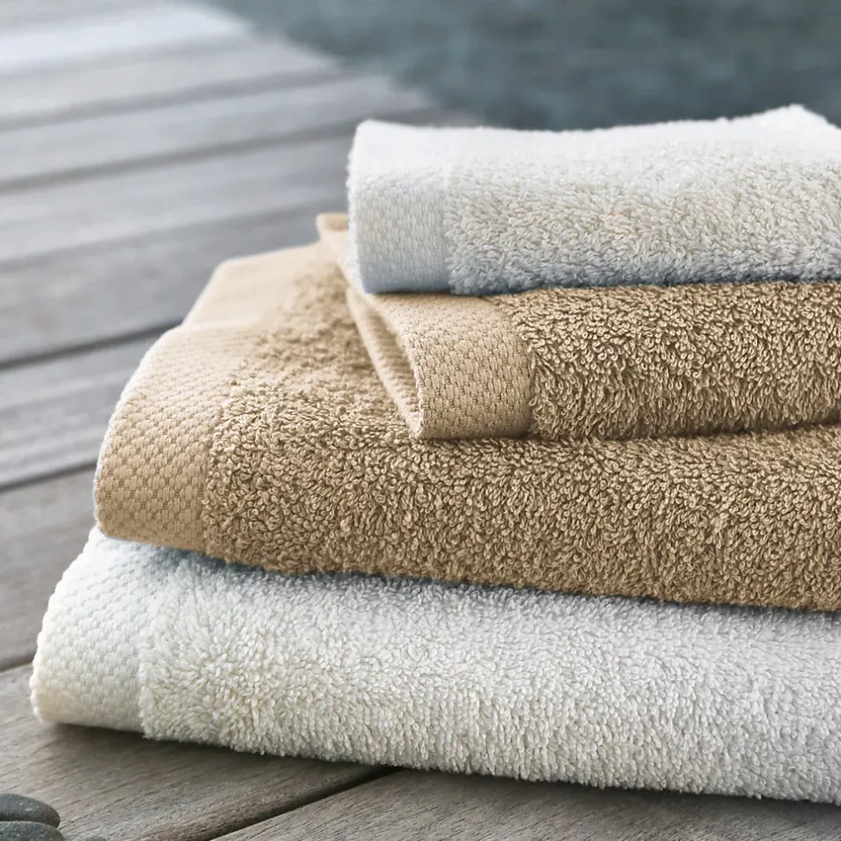 Linnea Drap de bain 100x150 cm PURE Beige 550g/m2* Serviette De Bain