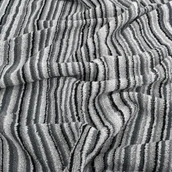 Linnea Drap de douche coton 500g/m2 PURE STRIPES II gris* Serviette De Bain