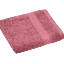 Linnea Drap de douche coton 550g/m2 70x130 cm NAÏA rose Bois de rose