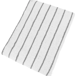 Linnea Drap de douche coton 70x140cm PURE LIGHT à rayures gris* Serviette De Bain