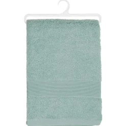 Atmosphera Créateur D'Intérieur Drap de douche Essentiel - coton 450 gr/m² - bleu givre 70x130 cm - Atmosphera* Serviette De Toilette