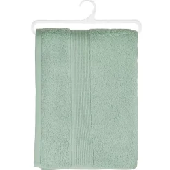 Atmosphera Créateur D'Intérieur Drap de douche Essentiel - coton 450 gr/m² - vert céladon 70x130 cm - Atmosphera