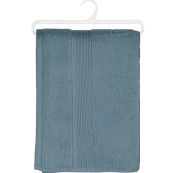 Atmosphera Créateur D'Intérieur Drap de douche Essentiel - coton 450 gr/m² - gris orage 70x130 cm - Atmosphera