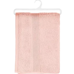 Atmosphera Créateur D'Intérieur Drap de douche Essentiel - coton 450 gr/m² - rose 70x130 cm - Atmosphera* Serviette De Toilette