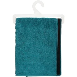 Atmosphera Créateur D'Intérieur Drap de douche Joia - coton 550 gr/m² - bleu canard 70x130 cm - Atmosphera* Serviette De Toilette