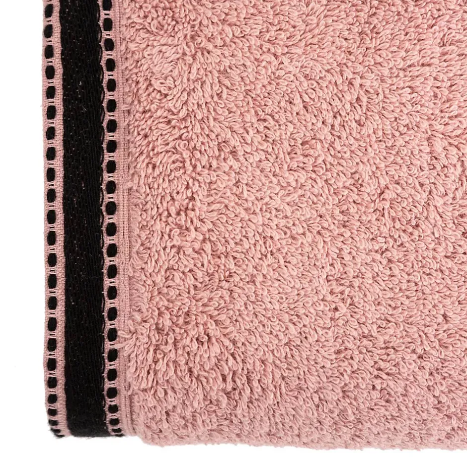 Atmosphera Créateur D'Intérieur Drap de douche Joia - coton 550 gr/m² - rose 70x130 cm - Atmosphera* Serviette De Toilette