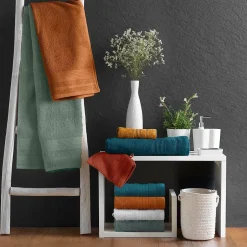 Douceur D'Intérieur Drap de Douche Uni Tendresse - 70x130 cm - 500 g,m² - 70x130cm - Orage