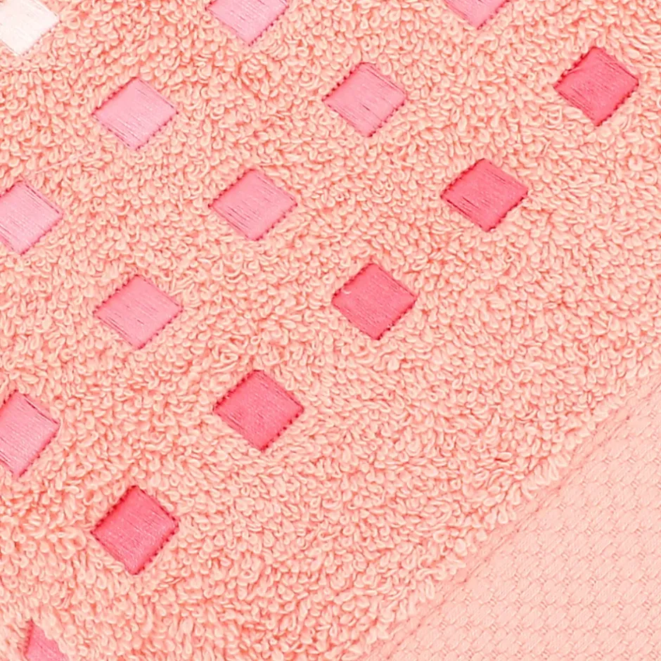 Linnea Drap de douche 70x140 cm coton 550g/m2 PURE PRIMAVERA rose Saumon* Serviette De Bain