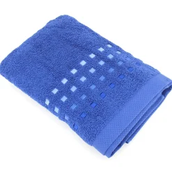 Linnea Drap de douche 70x140 cm coton 550g/m2 PURE PRIMAVERA bleu Marine* Serviette De Bain