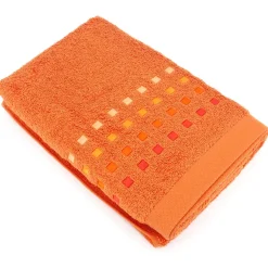 Linnea Drap de douche 70x140 cm coton 550g/m2 PURE PRIMAVERA Orange Butane* Serviette De Bain
