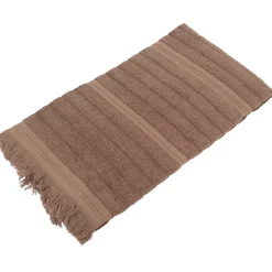Linnea Drap de douche 70x140 cm NATURAL STRIPES marron* Serviette De Bain