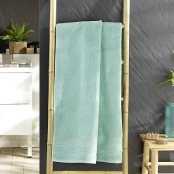 Douceur D'Intérieur Drap de Douche 70x130 cm Éponge Unie Tendresse Céladon 600g/m²