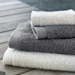 Linnea Drap de douche 70x140 cm PURE Anthracite 550g/m2* Serviette De Bain