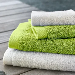 Linnea Drap de douche 70x180 cm PURE Pistache 550g/m2