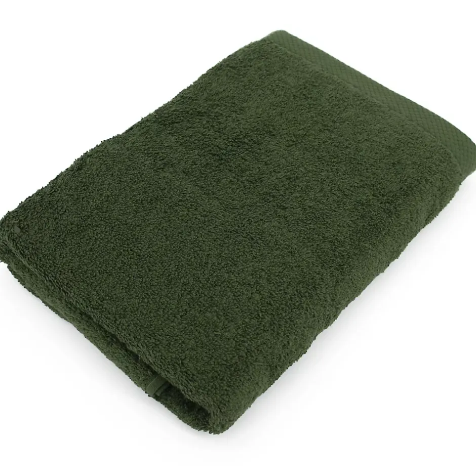 Linnea Drap de douche 70x140 cm PURE Kaki 550g/m2* Serviette De Bain