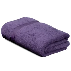 Linnea Drap de douche 70x140 cm ROYAL CRESENT Prune 650g/m2