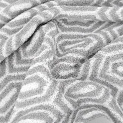 Linnea Drap de douche 70x140 cm SYMETRIE coton Gris Alvéoles* Serviette De Bain