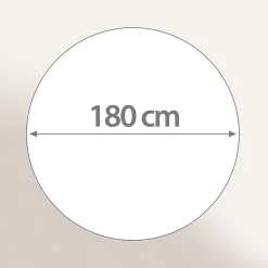 Linnea Drap de plage rond 180 cm INCA Bleu* Serviette De Bain